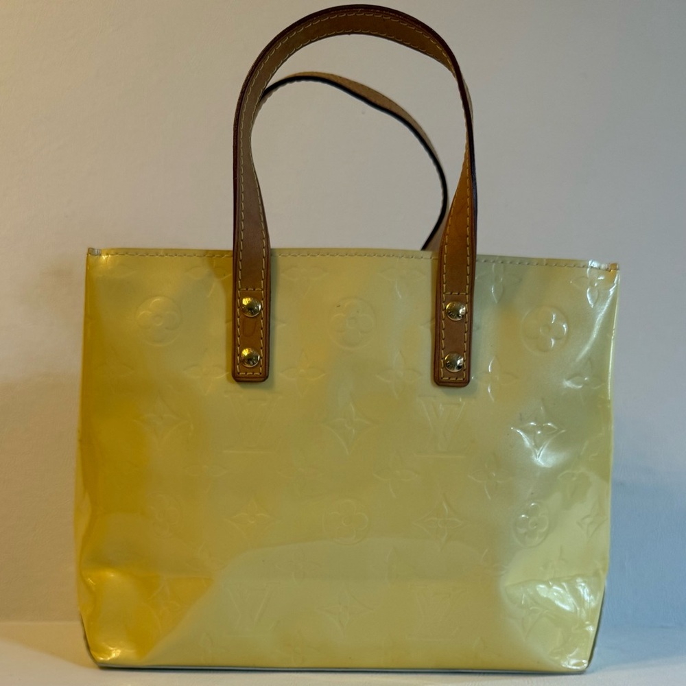 Louis Vuitton 2007 Yellow Vernise Reade Bag - Picture 3 of 5